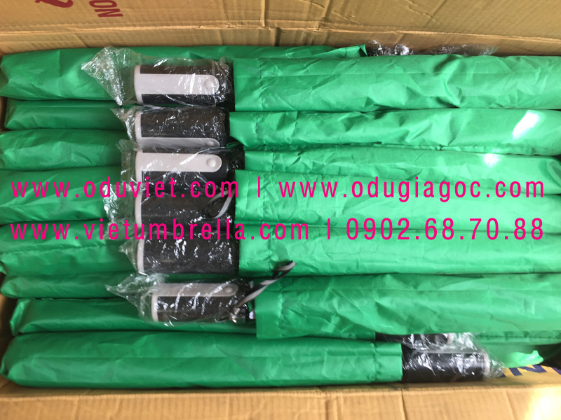 xưởng sản xuất ô dù cầm tay in logo quảng cáo